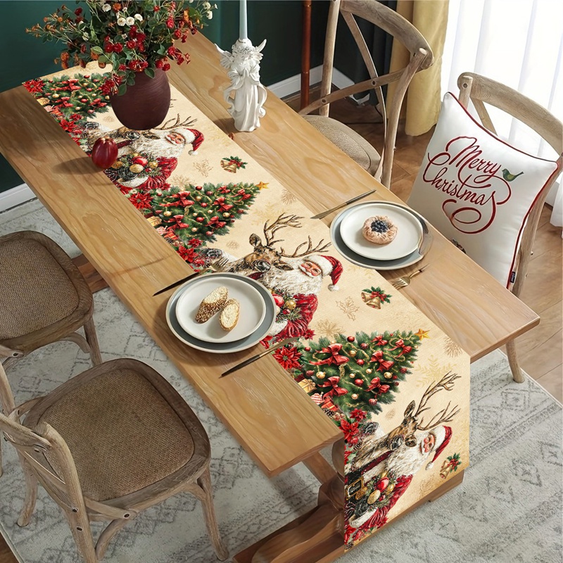 Vintage Christmas Table Runner - Christmas Table Runner avis et prix
