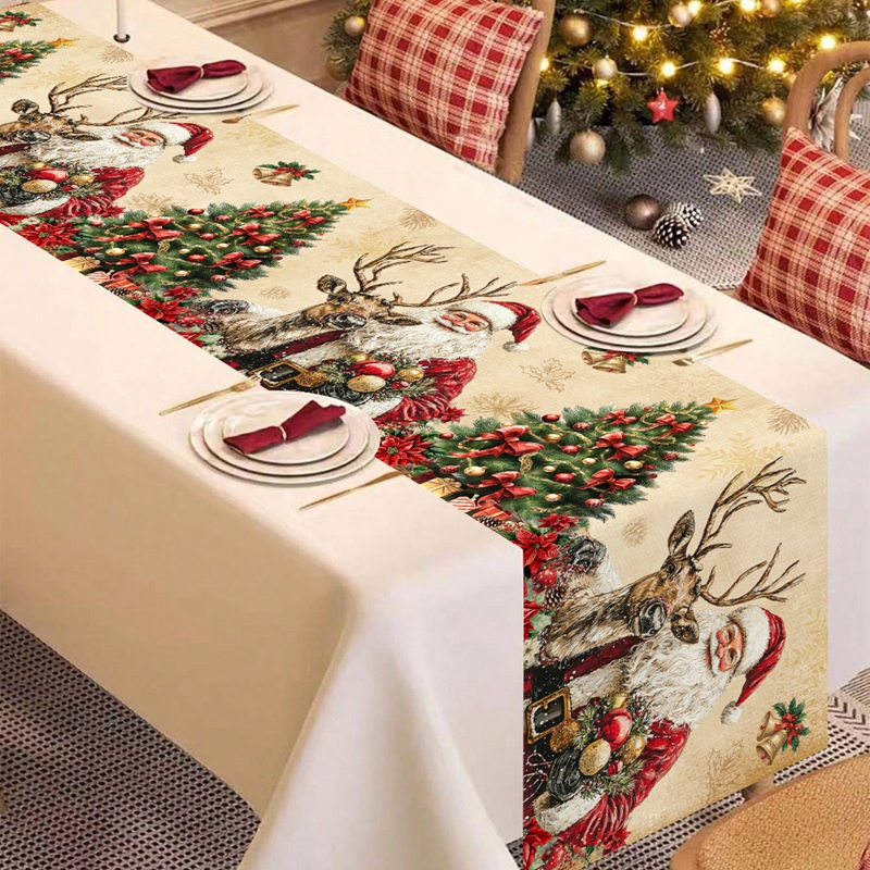 Vintage Christmas Table Runner - Christmas Table Runner avis et prix