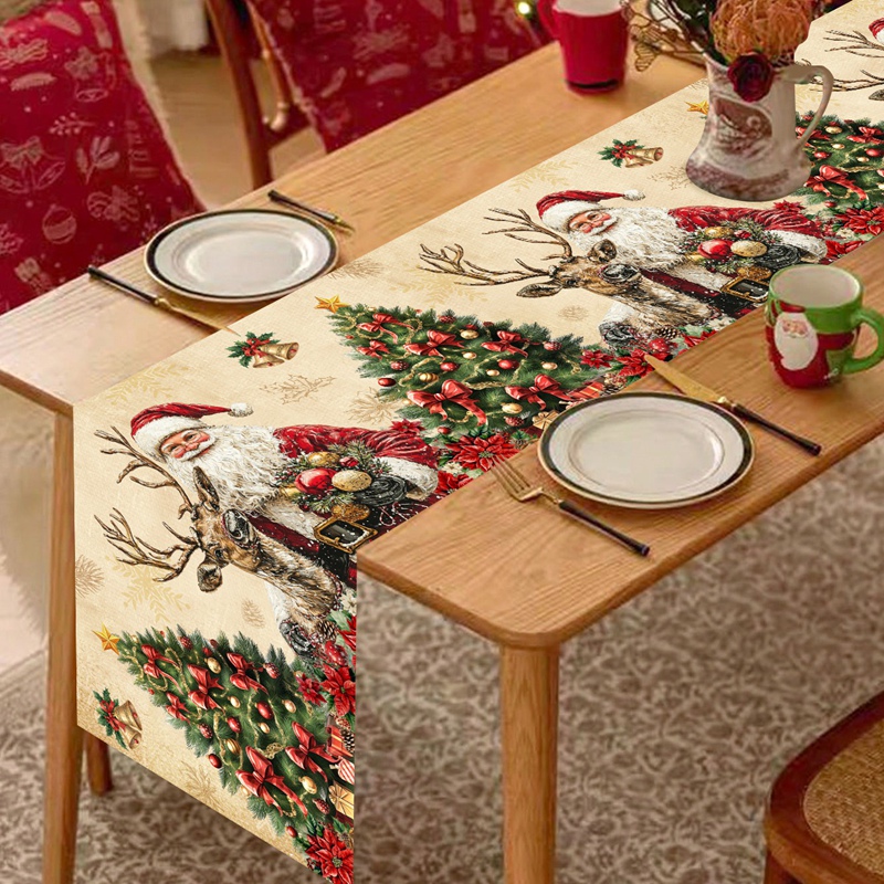 Vintage Christmas Table Runner - Christmas Table Runner avis et prix