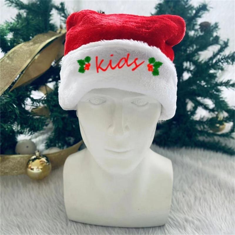 P88A Embroidery Christmas Sant - Santa Hat Plush avis et prix