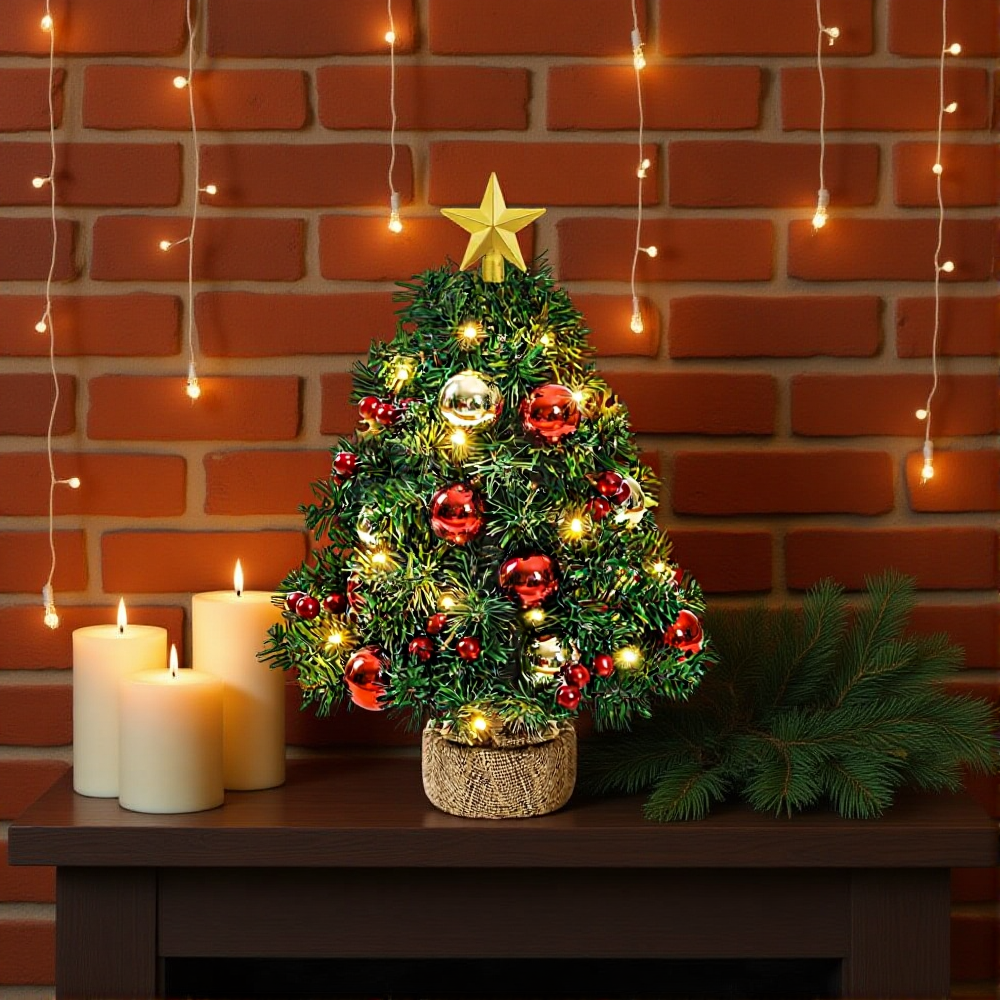6cm Mini Christmas Tree Topper - Star Tree Topper avis et prix