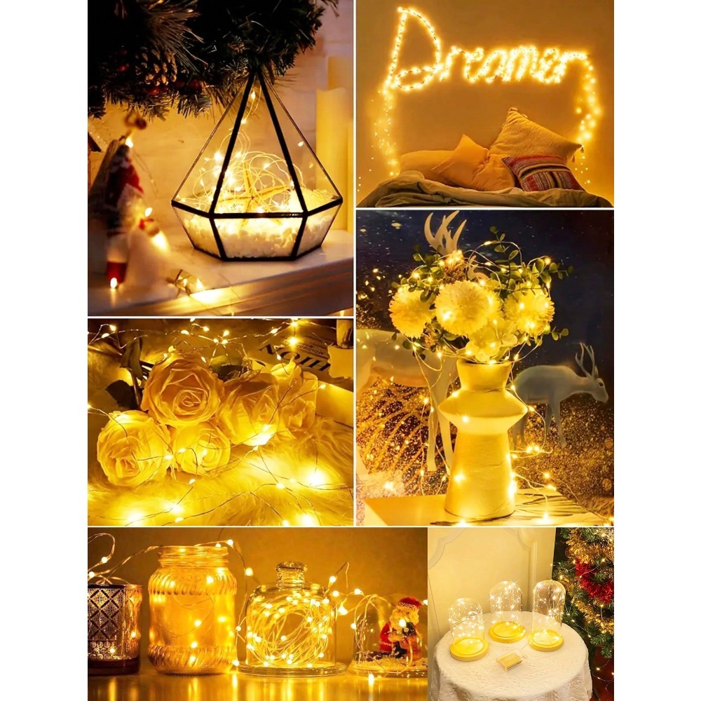 1pc Warm White LED Copper Wire - Led Fairy String Lights avis et prix