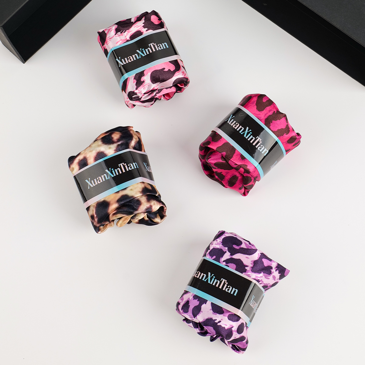 4PCS Mystery Hair Bonnet Gift  - Gift Box Wrap Set avis et prix