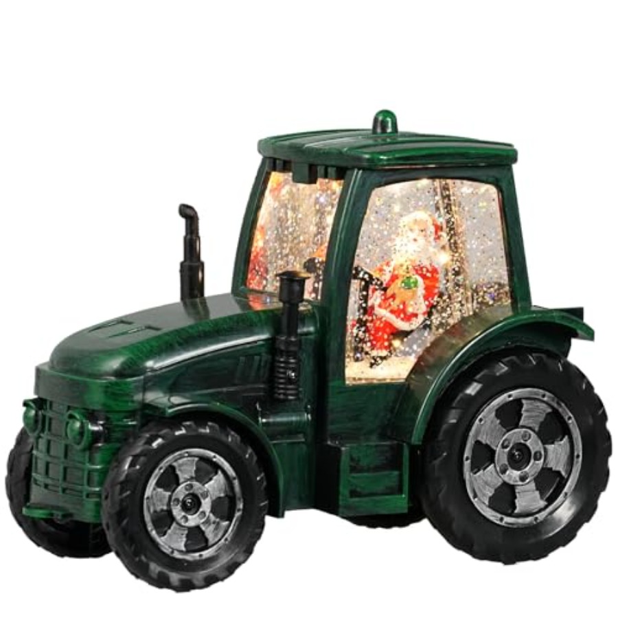 Christmas Snow Globe Tractor S - Snow Globe Musical avis et prix