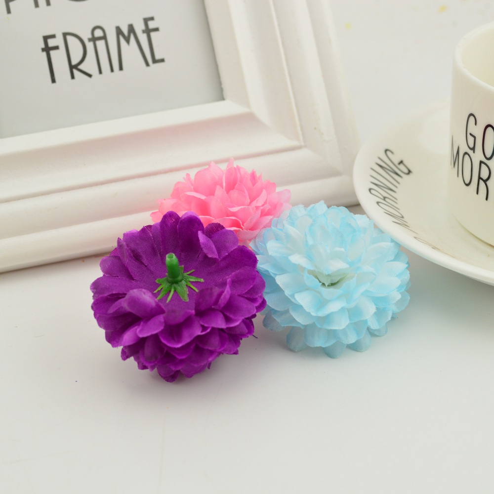 200PCS 5CM Silk Chrysanthemum  - Christmas Wreath Fake avis et prix