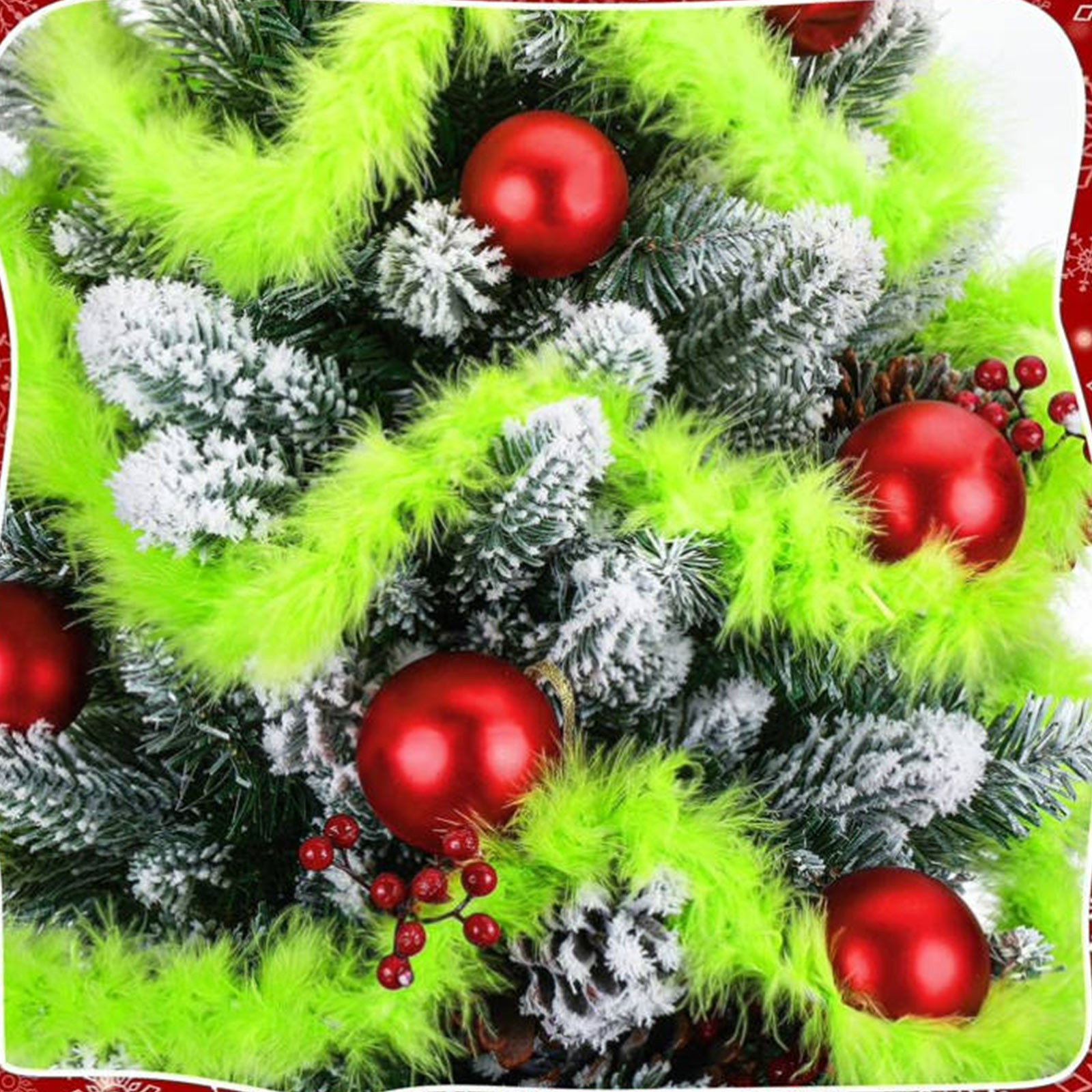 Christmas Garland 3 PCS 20 Fee - Tinsel Garland Decoration avis et prix