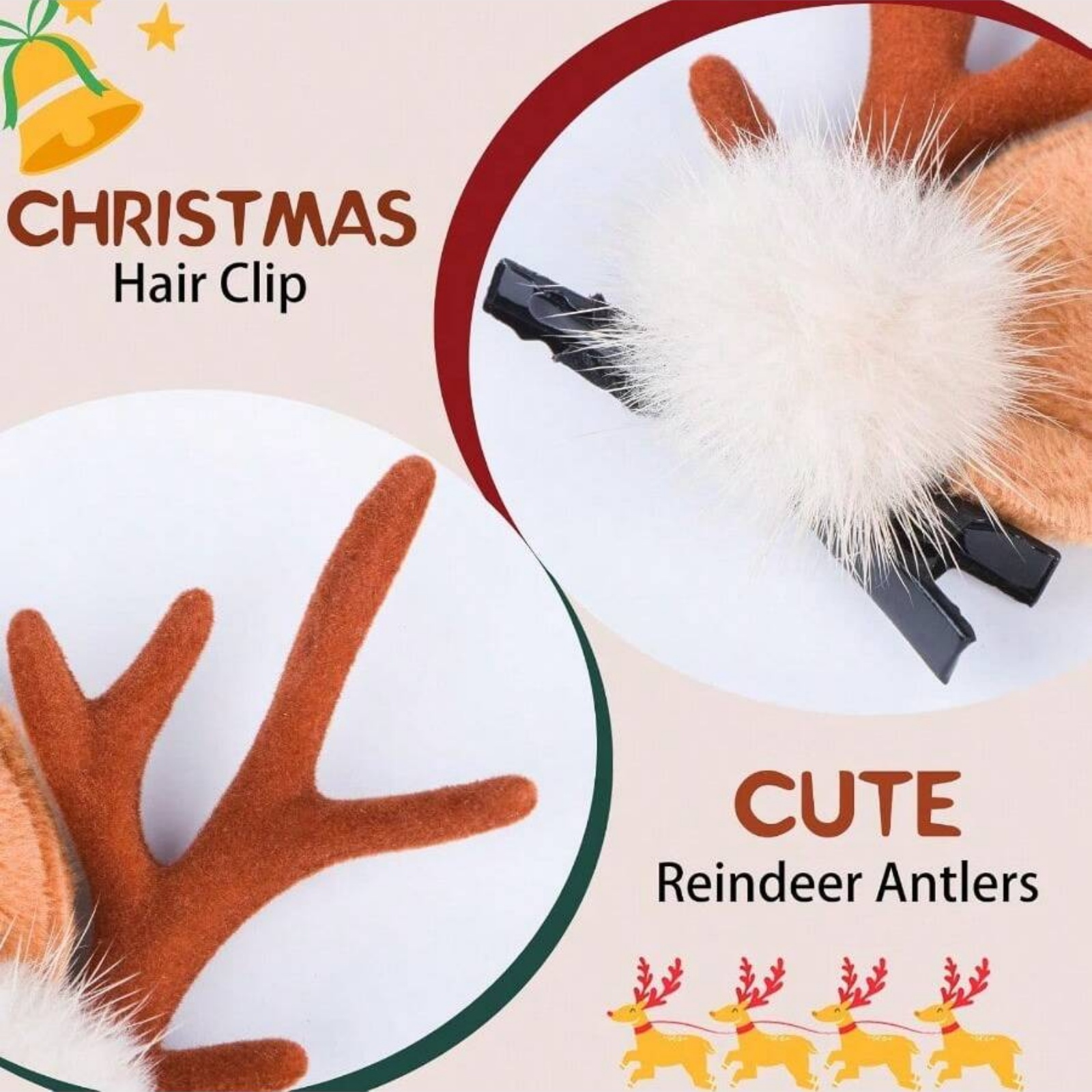 2pcs Christmas Reindeer Antler - Reindeer Antlers Headband avis et prix