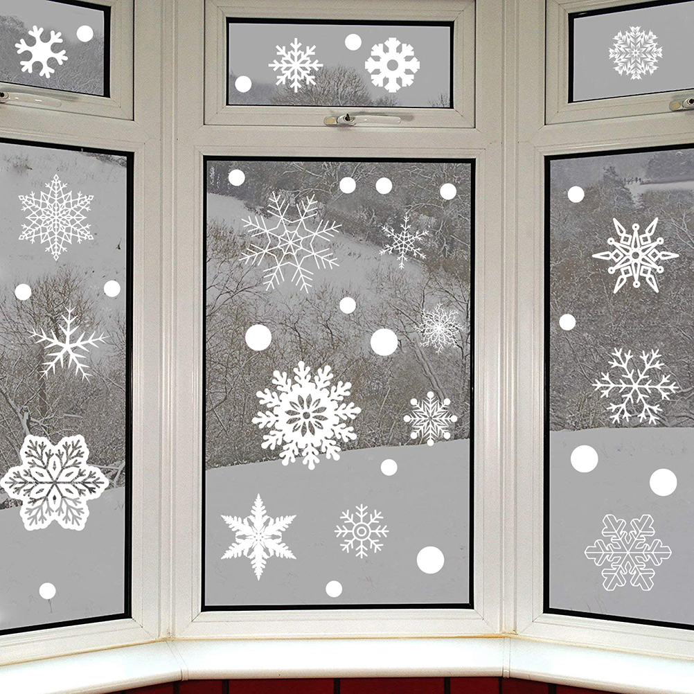 37PCS Gift Xmas Festival Suppl - Snowflake Window Decal avis et prix