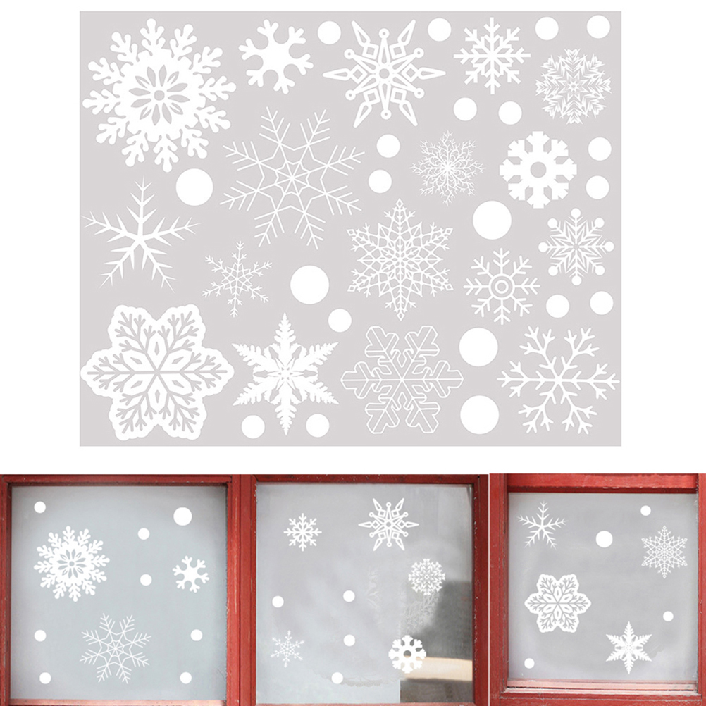 37PCS Gift Xmas Festival Suppl - Snowflake Window Decal avis et prix