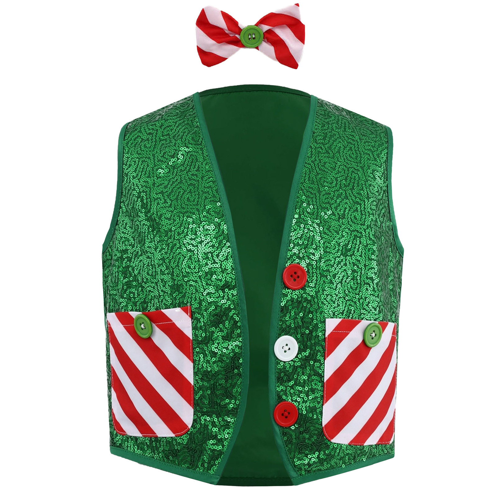 Boys Girls Christmas Shiny Seq - Elf Costume Christmas avis et prix
