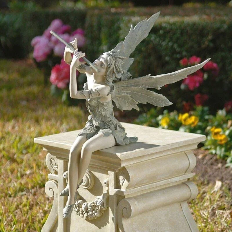 Outdoor Garden Fairy Playing F - Nutcracker Figurine avis et prix
