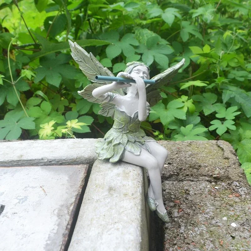Outdoor Garden Fairy Playing F - Nutcracker Figurine avis et prix