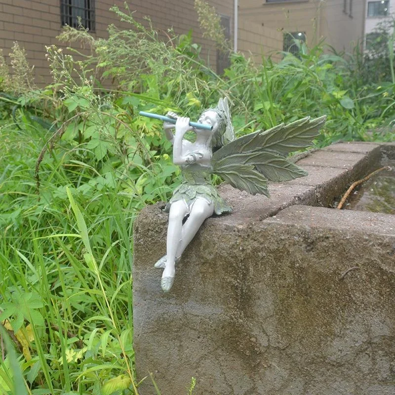 Outdoor Garden Fairy Playing F - Nutcracker Figurine avis et prix