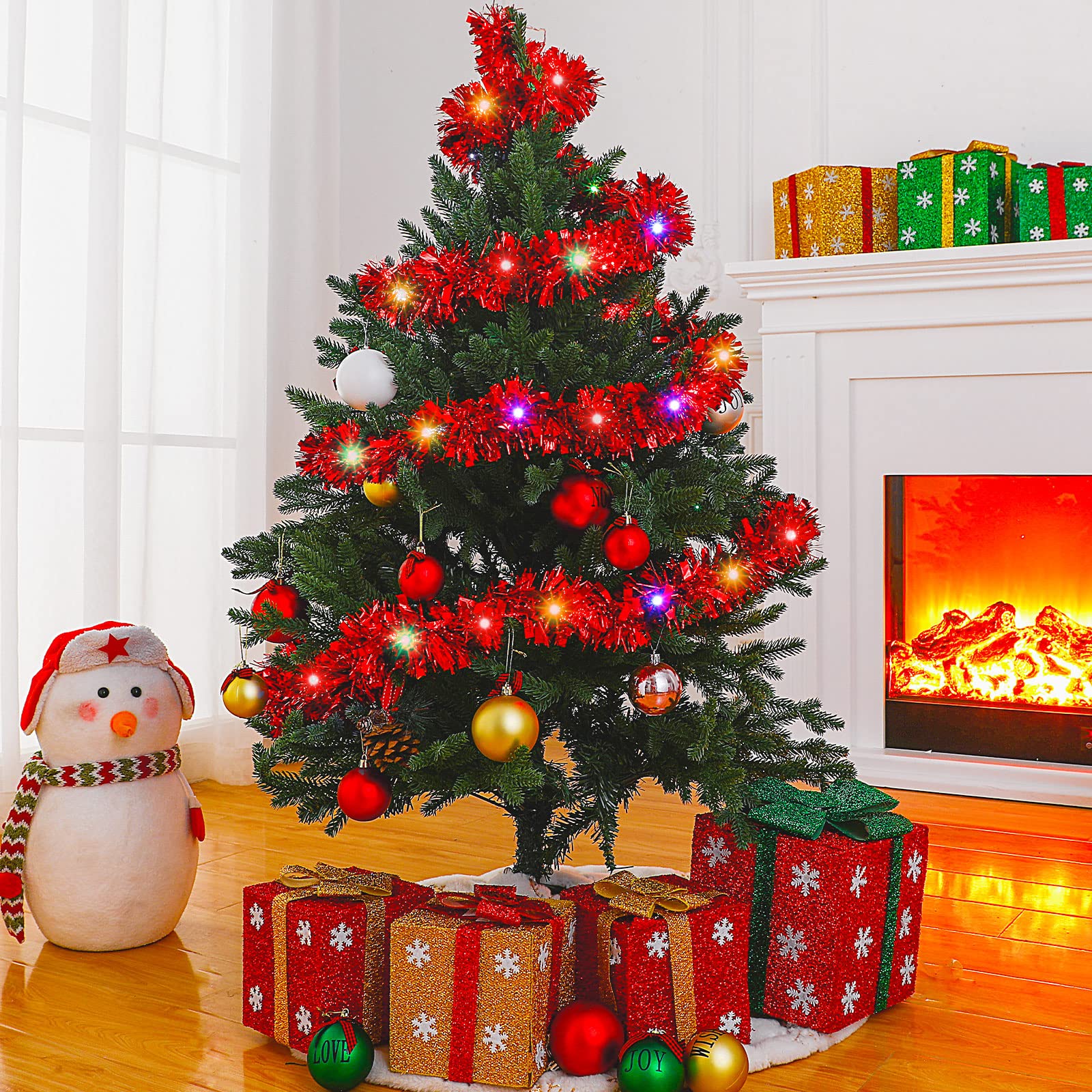 1/3pcs 5M Christmas Tinsel Gar - Tinsel Garland Decoration avis et prix