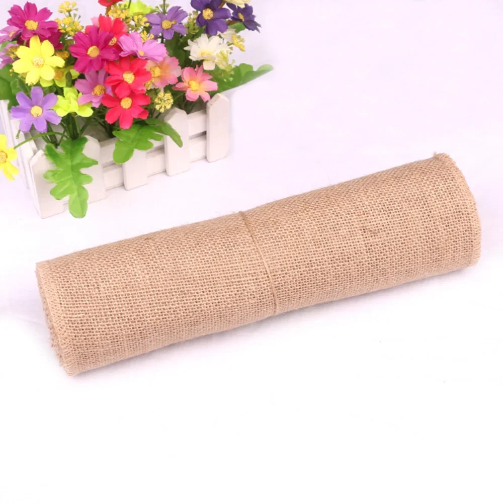 Natural Beige Burlap Roll 30cm - Christmas Table Runner avis et prix
