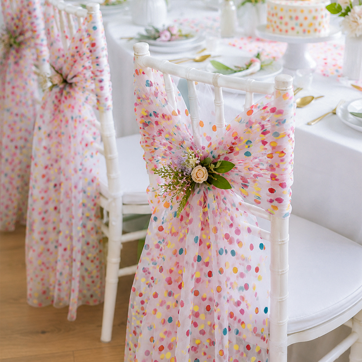 Colorful Dot Gauze Table Runne - Christmas Table Runner avis et prix