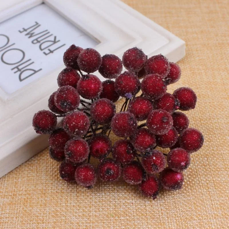 Artificial Frosted Holly Berri - Christmas Wreath Fake avis et prix