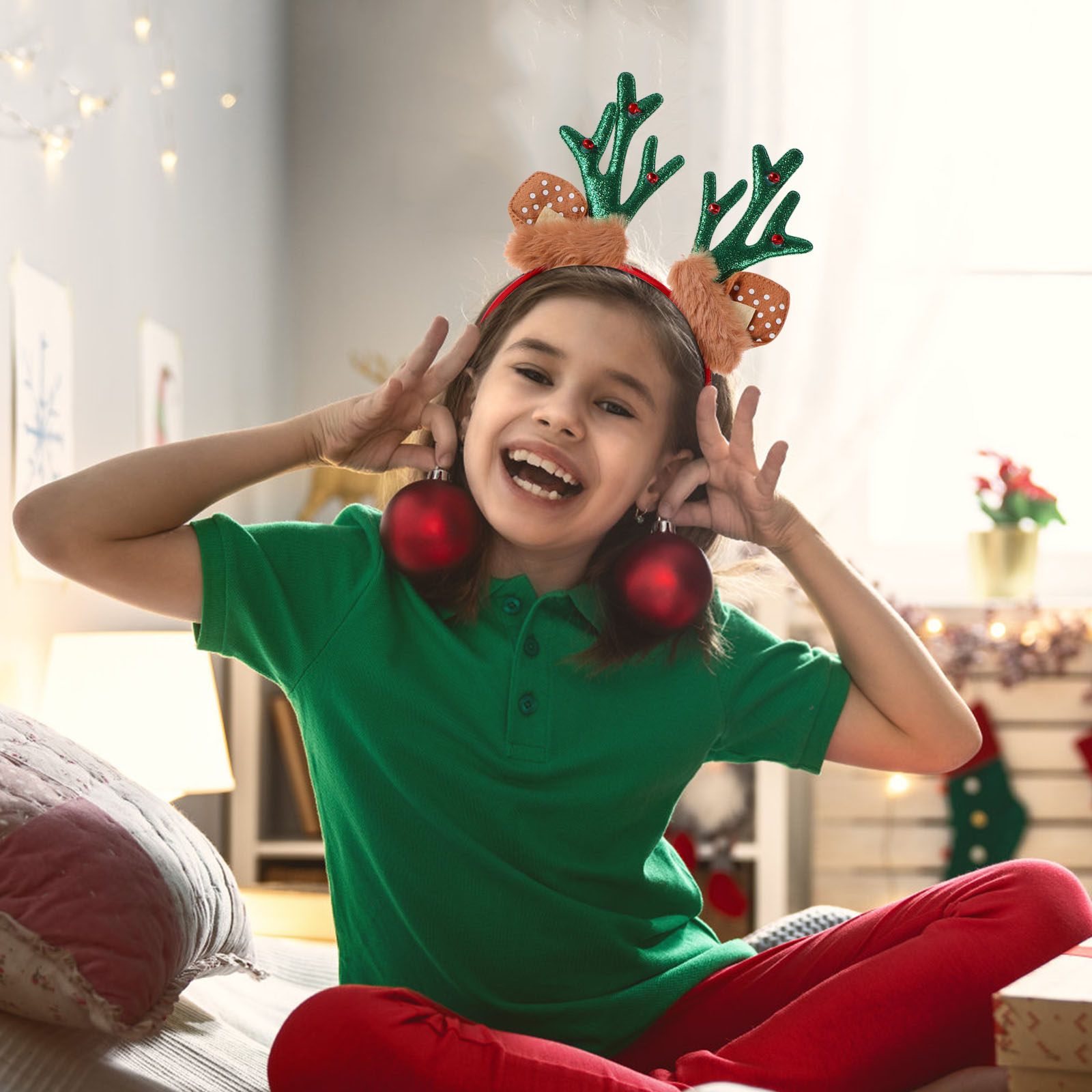 3Pcs Christmas Reindeer Antler - Reindeer Antlers Headband avis et prix