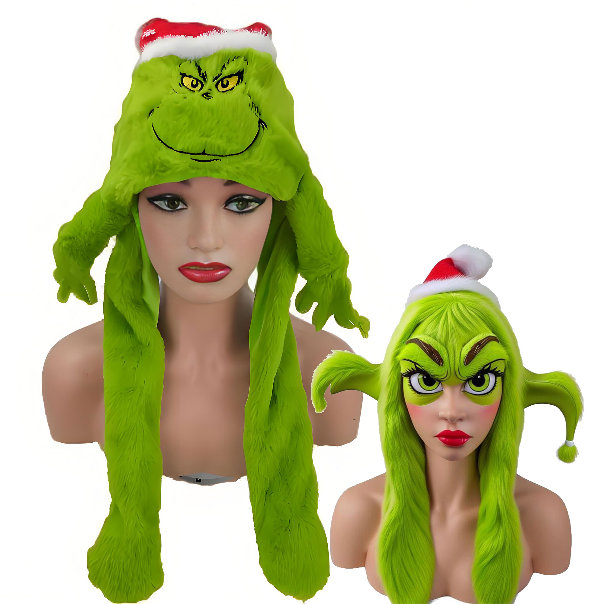Plush Grincese Hat Cap Scarf C - Santa Hat Plush avis et prix