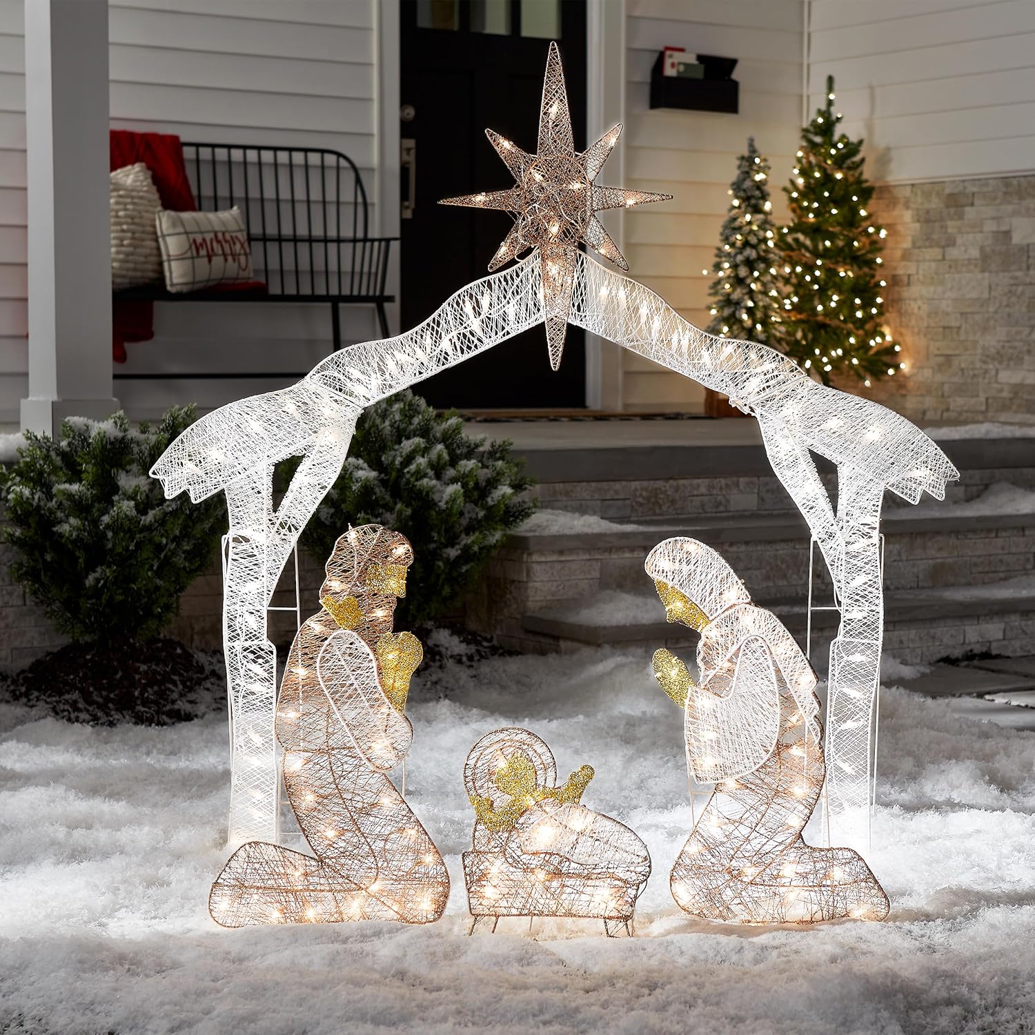 4.5 ft Pre-lit Artificial Chri - Christmas Tree Artificial avis et prix