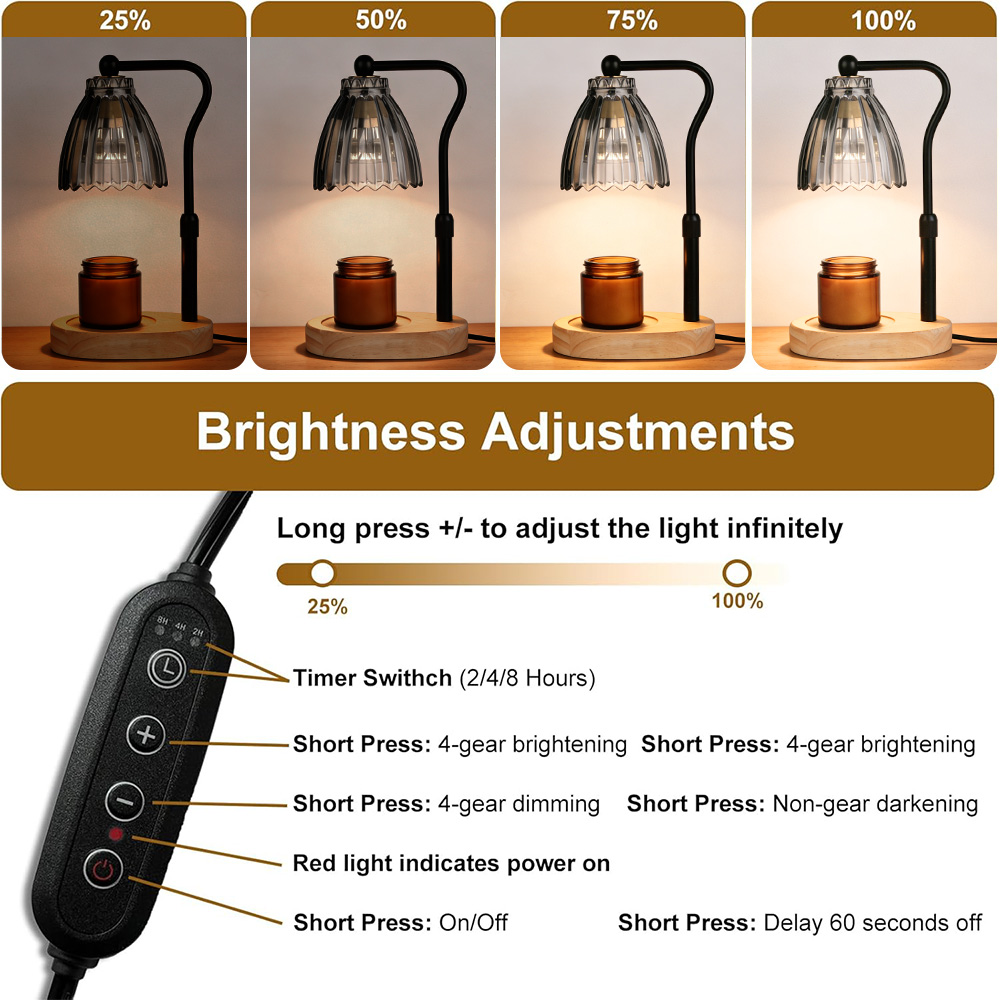 Candle Warmer Lamp with Timer  - Holiday Candle Set avis et prix