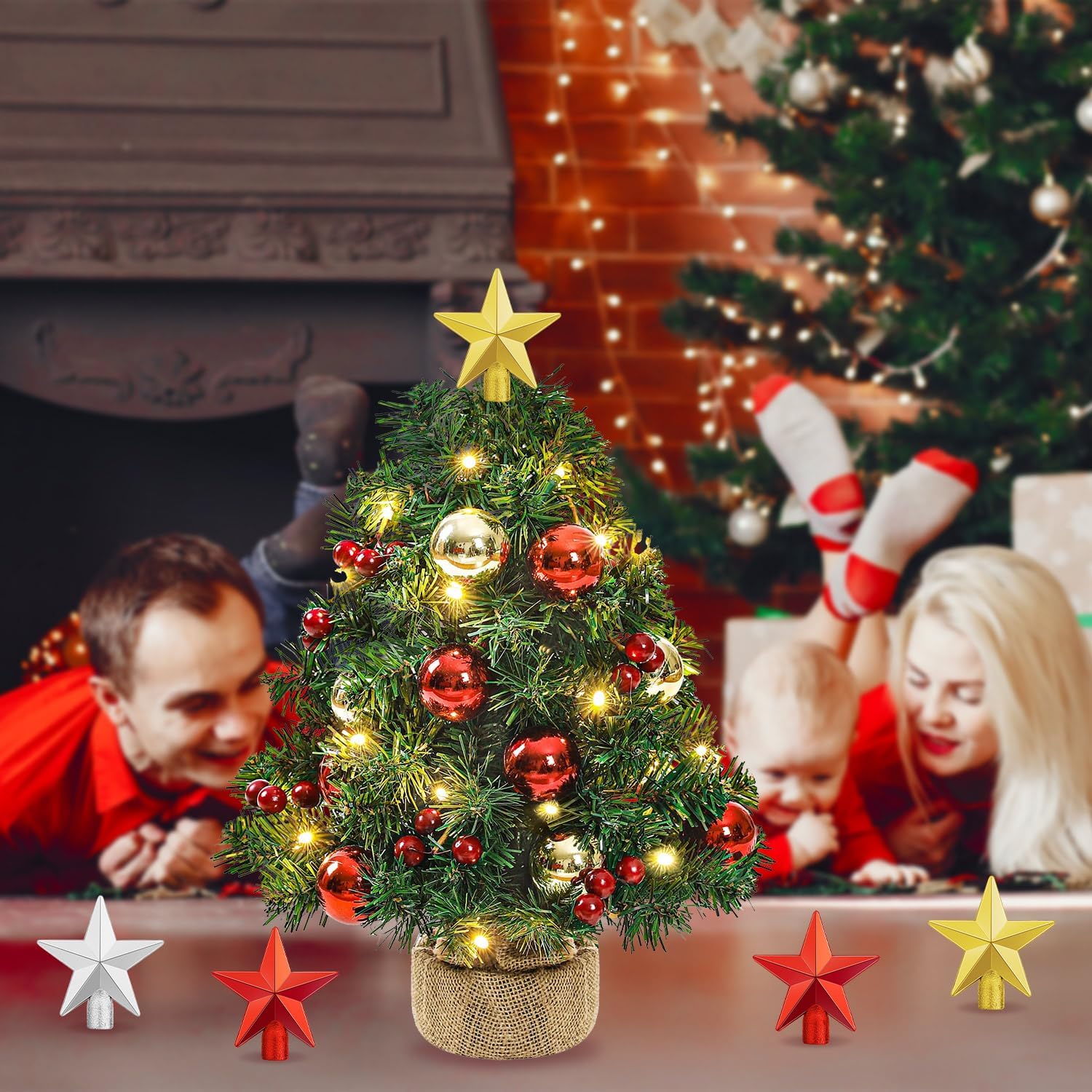 Mini Christmas Tree Topper Sma - Star Tree Topper avis et prix