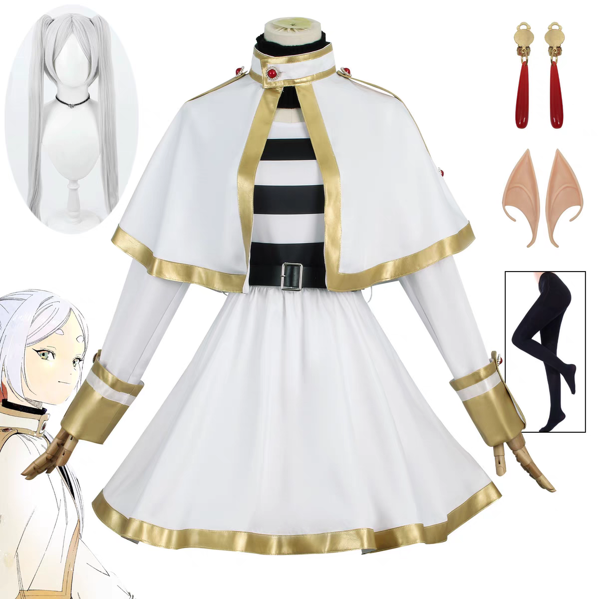 Sousou No Frieren Anime Cospla - Elf Costume Christmas avis et prix