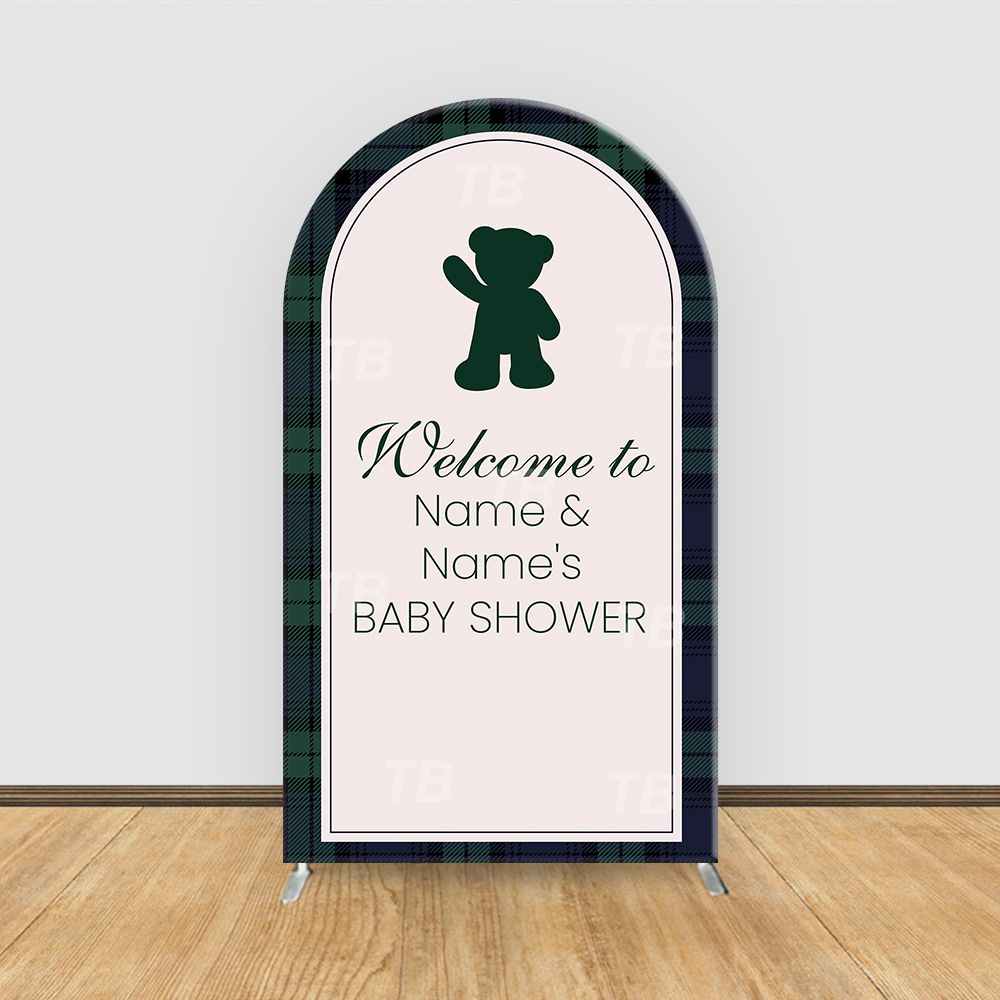 Teddy Bear Plaid Theme Arch Ba - Christmas Throw Blanket avis et prix
