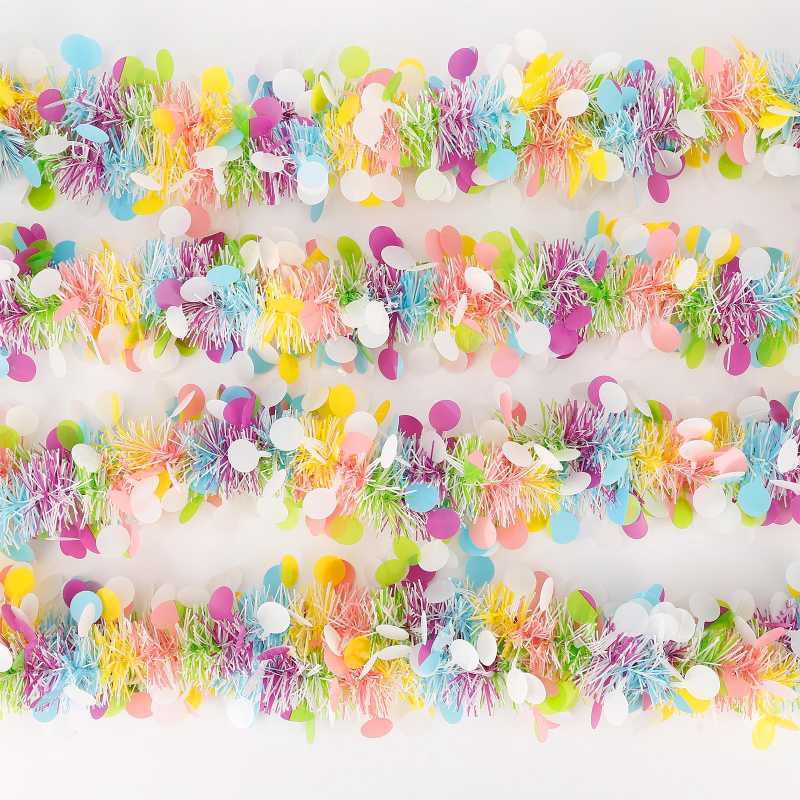 4pc Easter Tinsel Garlands Col - Tinsel Garland Decoration avis et prix