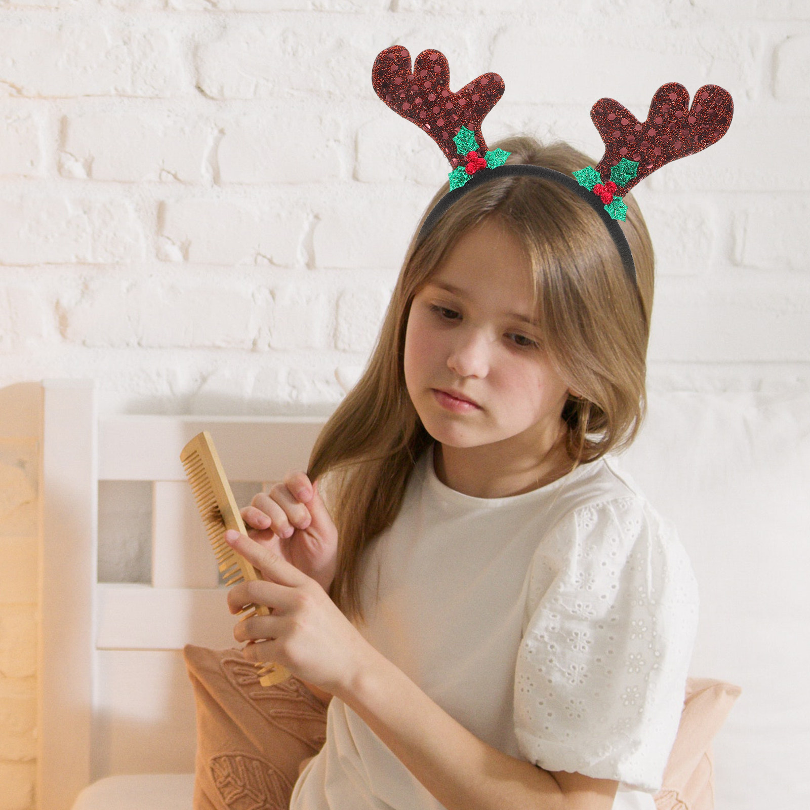2Pcs Antler Headband Xmas Chri - Reindeer Antlers Headband avis et prix