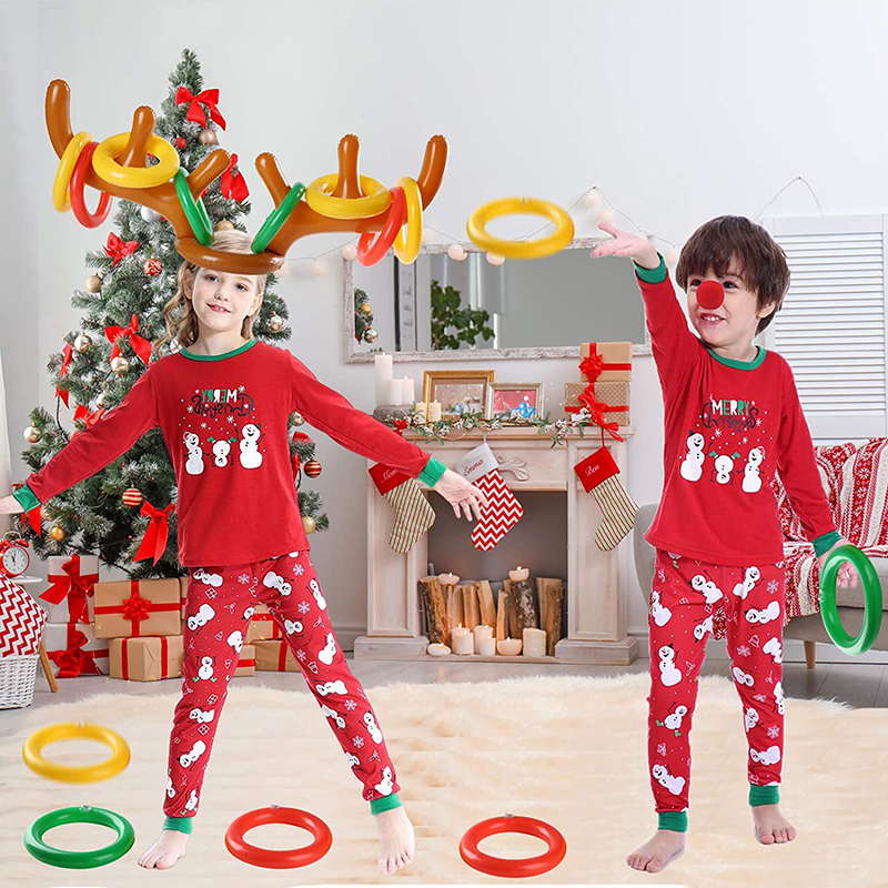 1/3/5set Christmas Game Inflat - Reindeer Antlers Headband avis et prix