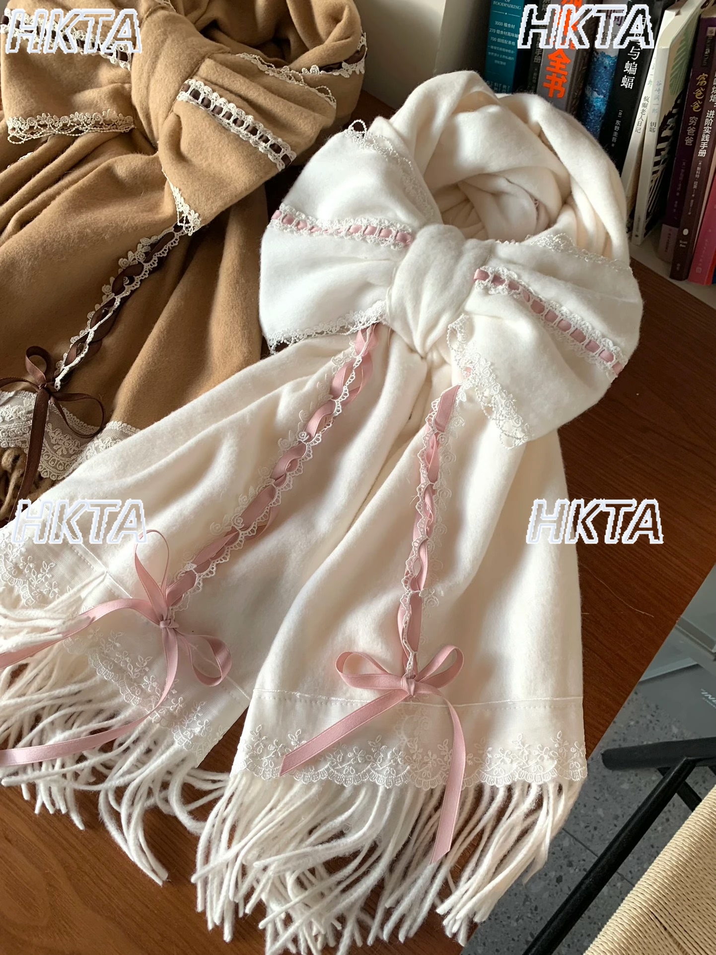 Cute Retro Ribbon Scarves Wome - Ribbon Bow Gift avis et prix