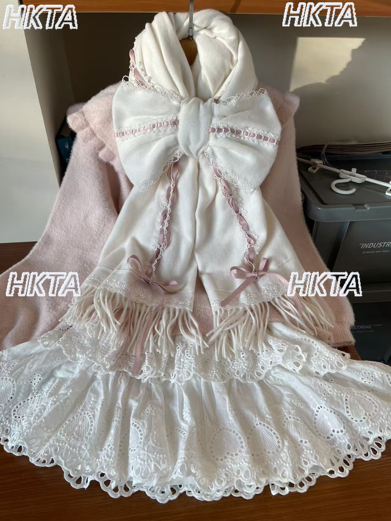 Cute Retro Ribbon Scarves Wome - Ribbon Bow Gift avis et prix